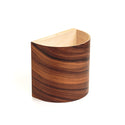 Battery operated wood sconce in rosewood